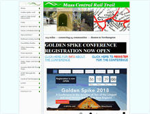 Tablet Screenshot of masscentralrailtrail.org